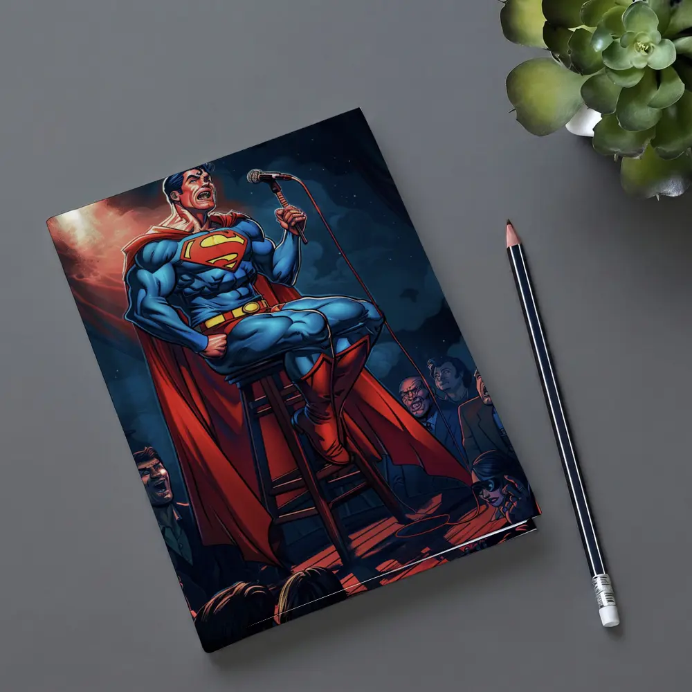 Superman Stand Up Comedy Show Comic Art – Notebooks