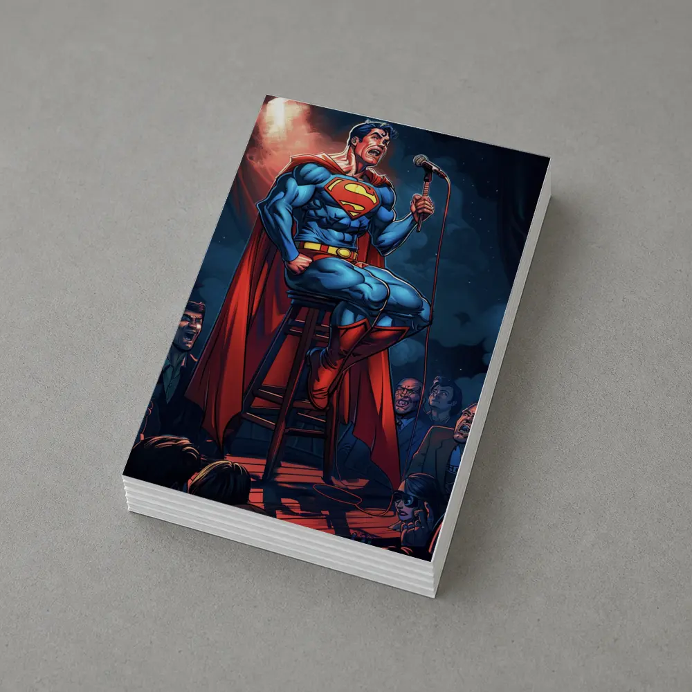 Superman Stand Up Comedy Show Comic Art – Postcards