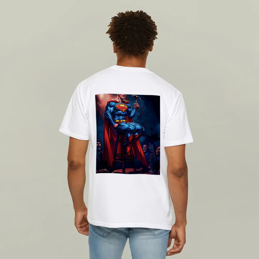 Superman Stand Up Comedy Show Comic Art – T-Shirts
