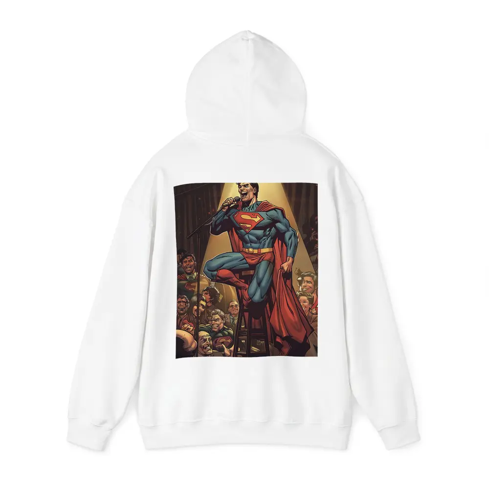 Superman Superhero Stand Up Comedy Stage Art – Hoodies