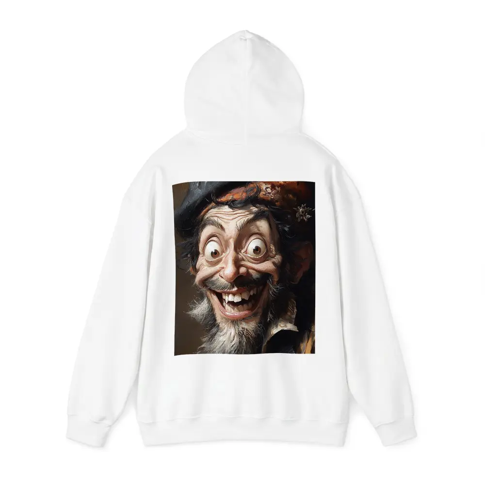 Expressive Old Man Caricature Portrait Painting – Hoodies
