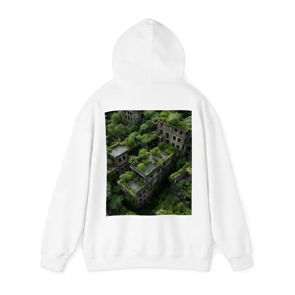 Abandoned City Ruins Overgrown With Dense Forest – Hoodies