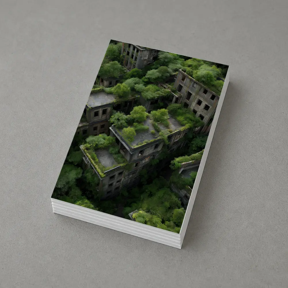 Abandoned City Ruins Overgrown With Dense Forest – Postcards