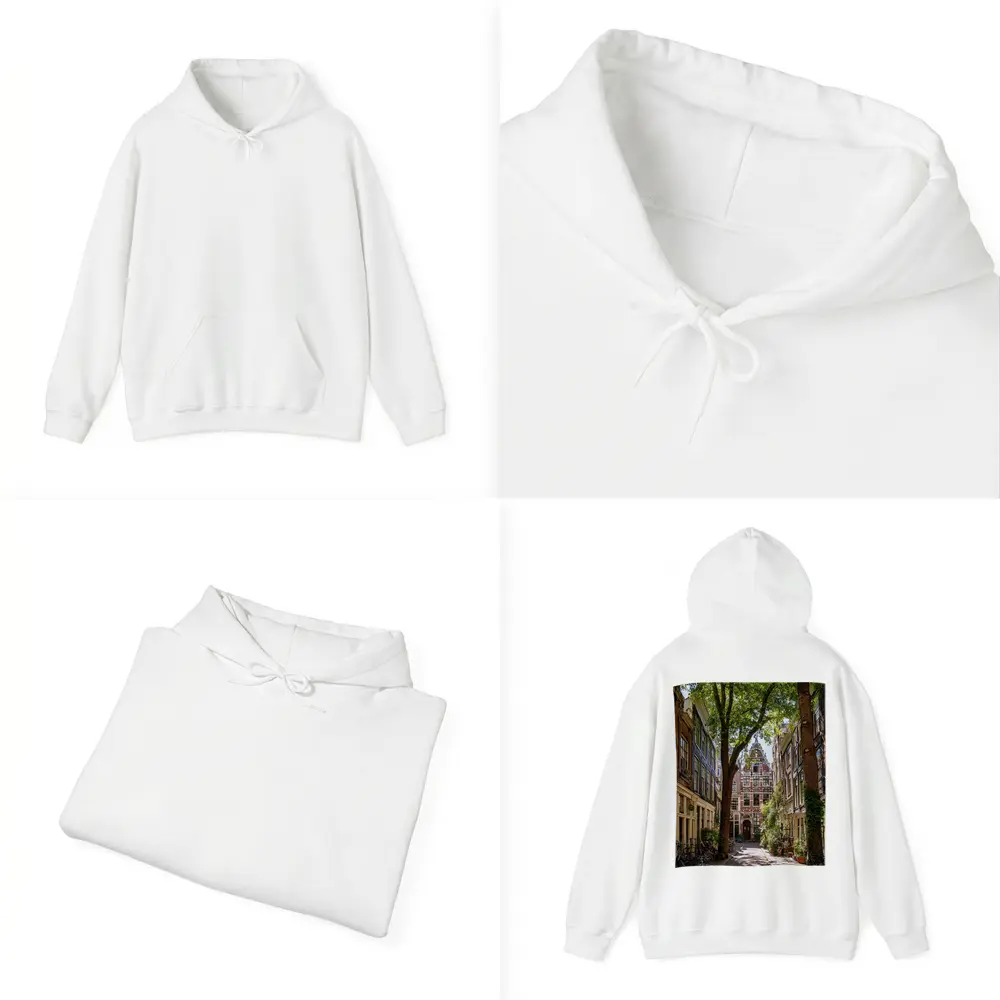 Amsterdam Narrow Street Historic Canal Houses – Hoodies