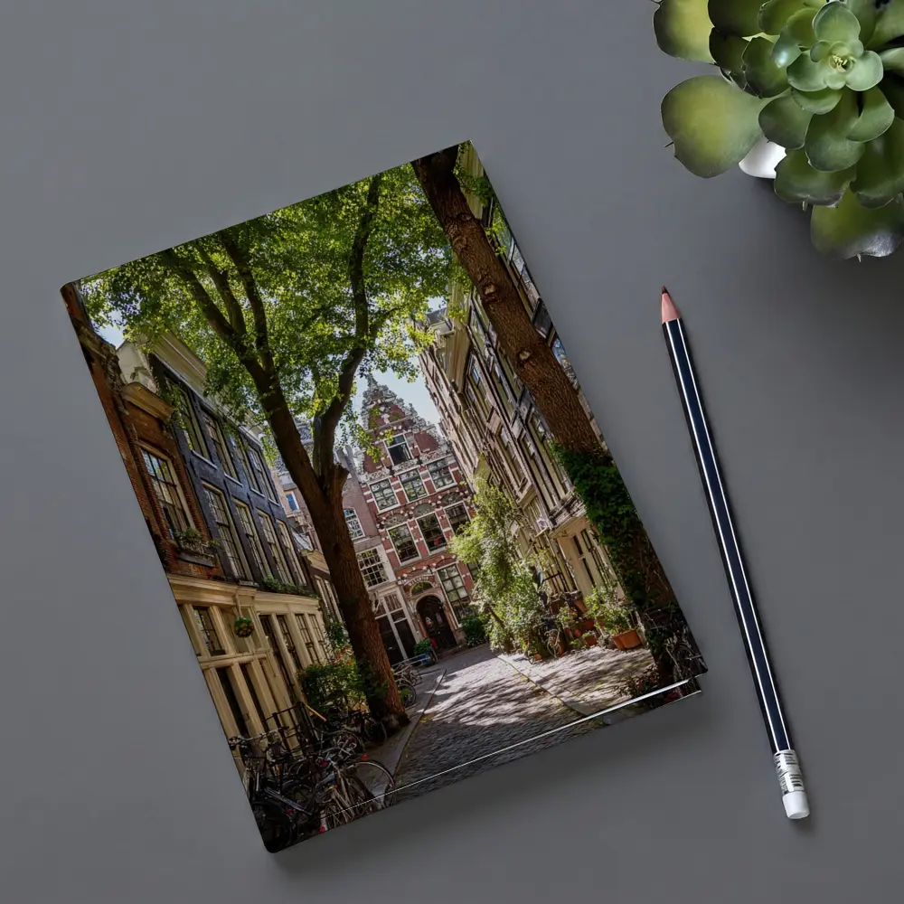 Amsterdam Narrow Street Historic Canal Houses – Notebooks