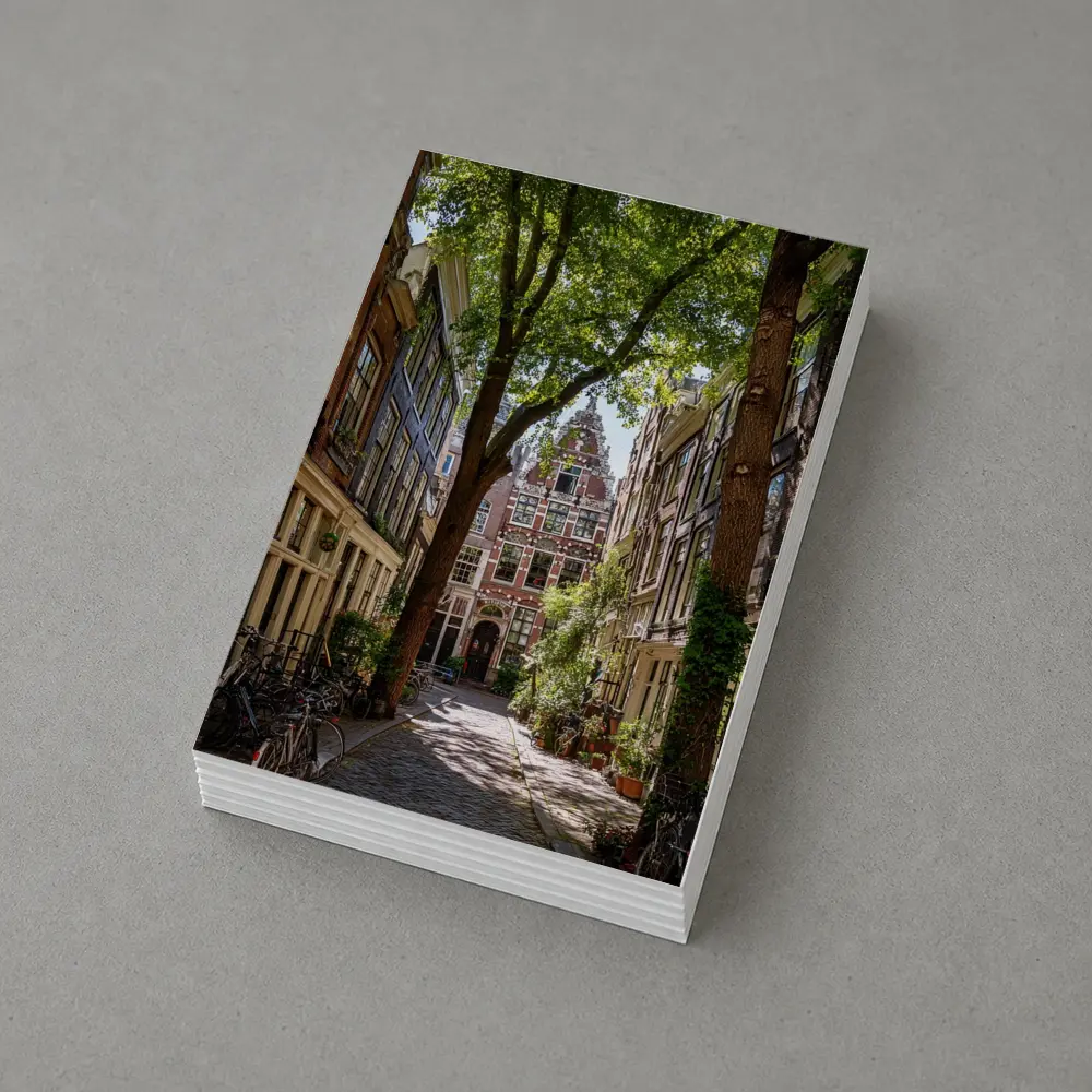 Amsterdam Narrow Street Historic Canal Houses – Postcards