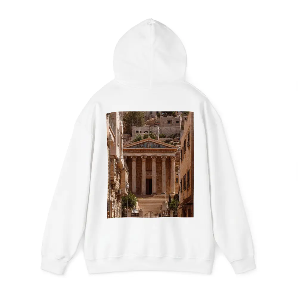 Ancient Roman Temple Amman Jordan Street View – Hoodies