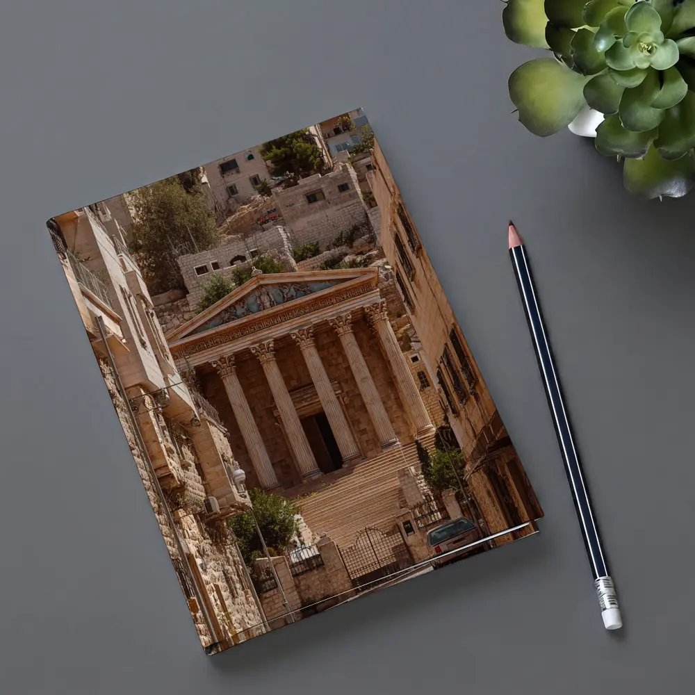 Ancient Roman Temple Amman Jordan Street View – Notebooks