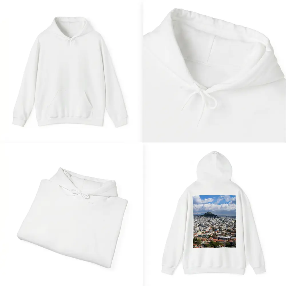 Athens Greece City Skyline Lycabettus Hill View – Hoodies