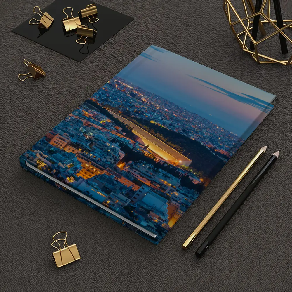 Athens Greece City Lights At Night – Notebooks
