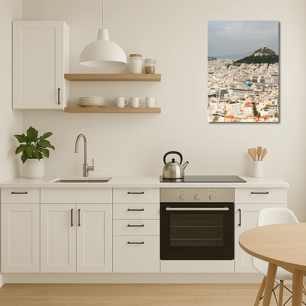 Athens Greece City View Lycabettus Hill – Wall Art