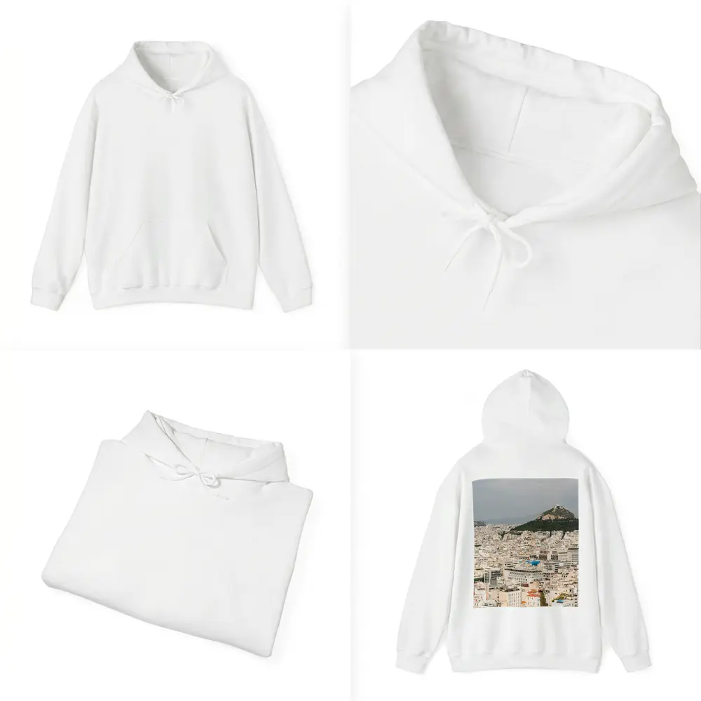 Athens Greece City View Lycabettus Hill – Hoodies