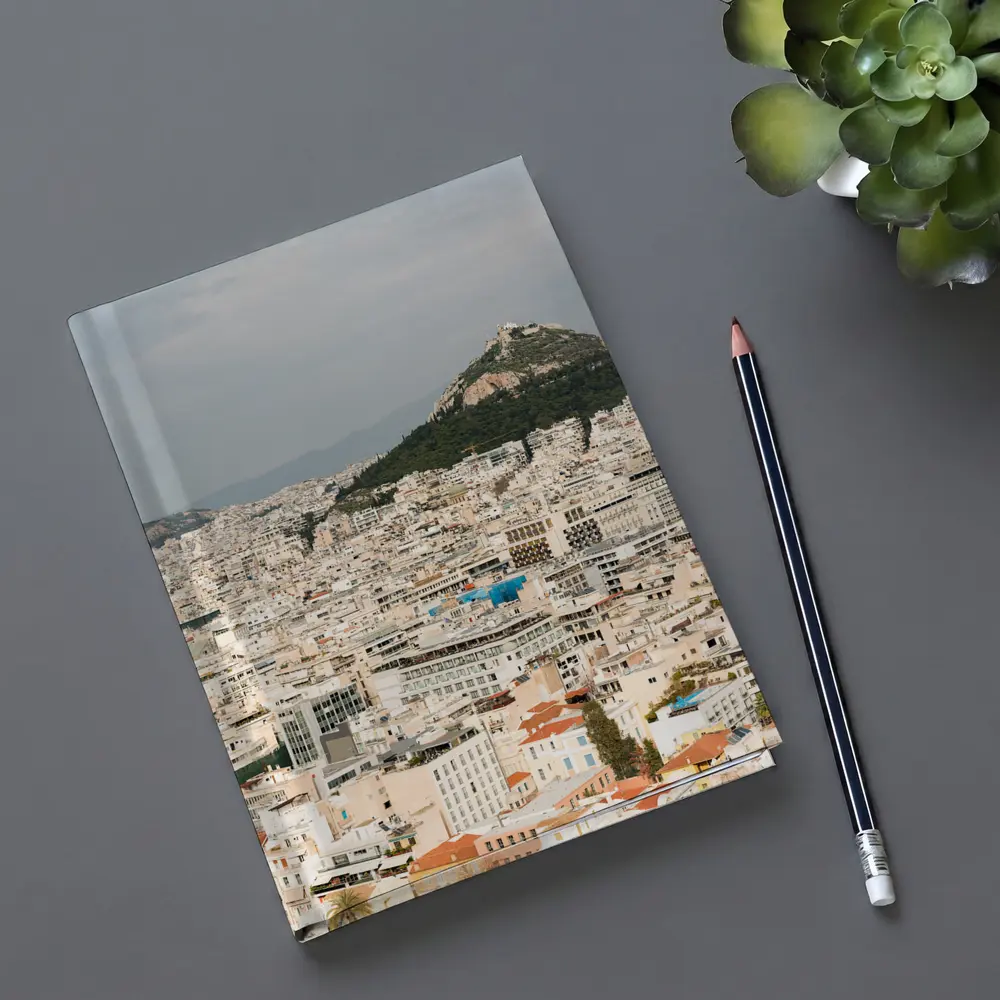 Athens Greece City View Lycabettus Hill – Notebooks
