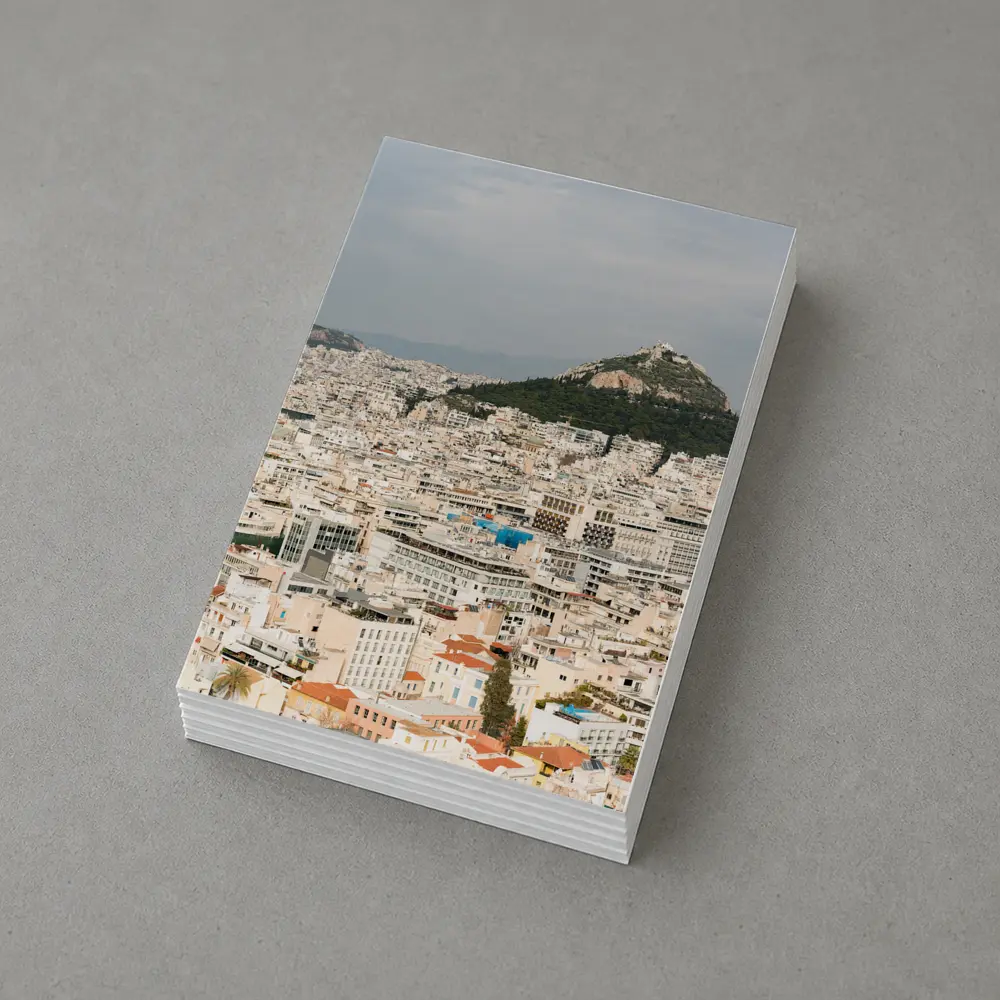 Athens Greece City View Lycabettus Hill – Postcards