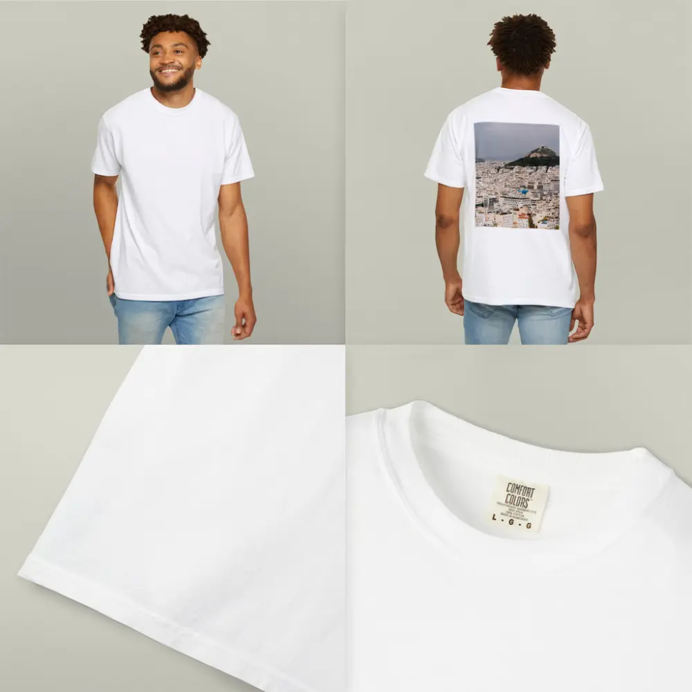 Athens Greece City View Lycabettus Hill – T-Shirts
