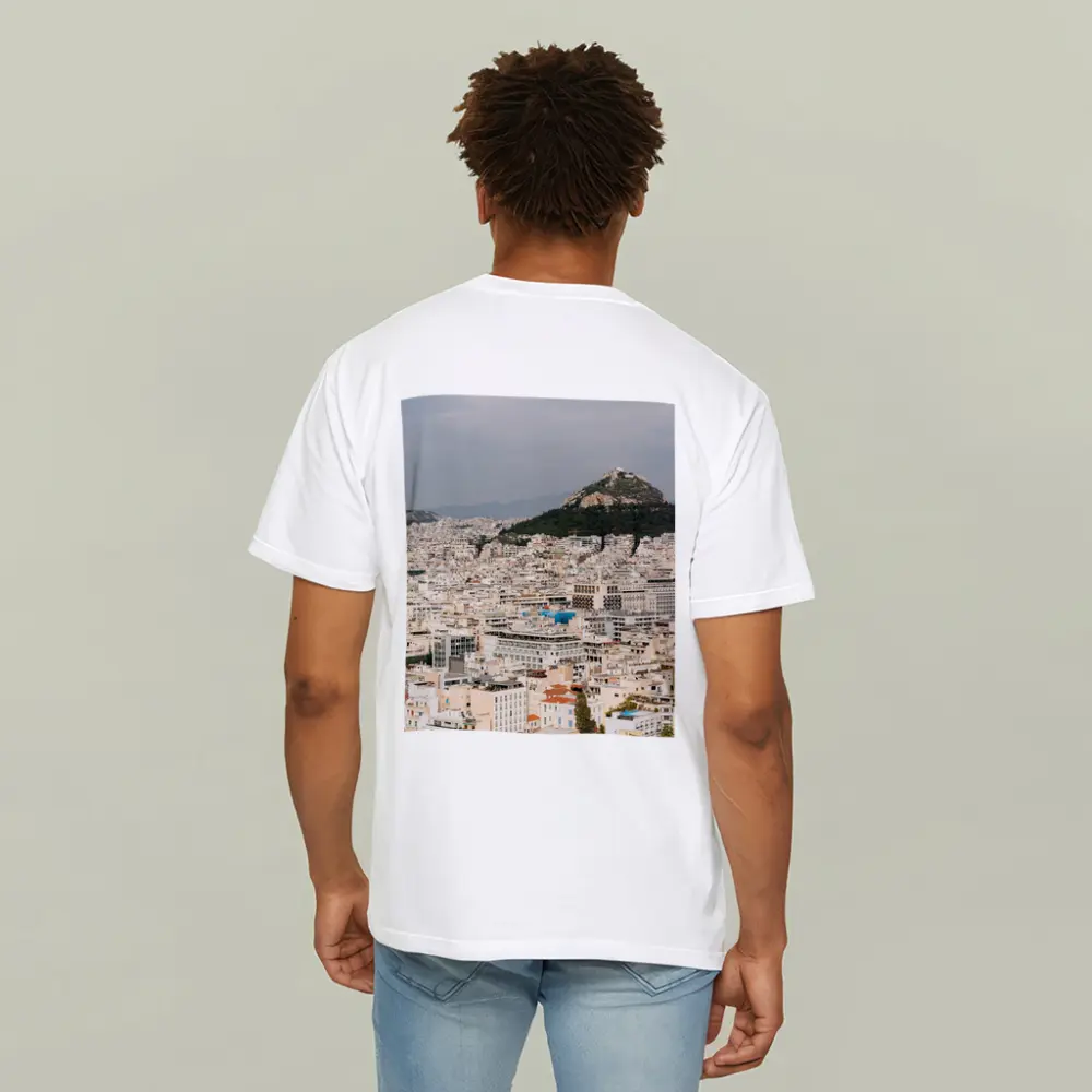 Athens Greece City View Lycabettus Hill – T-Shirts