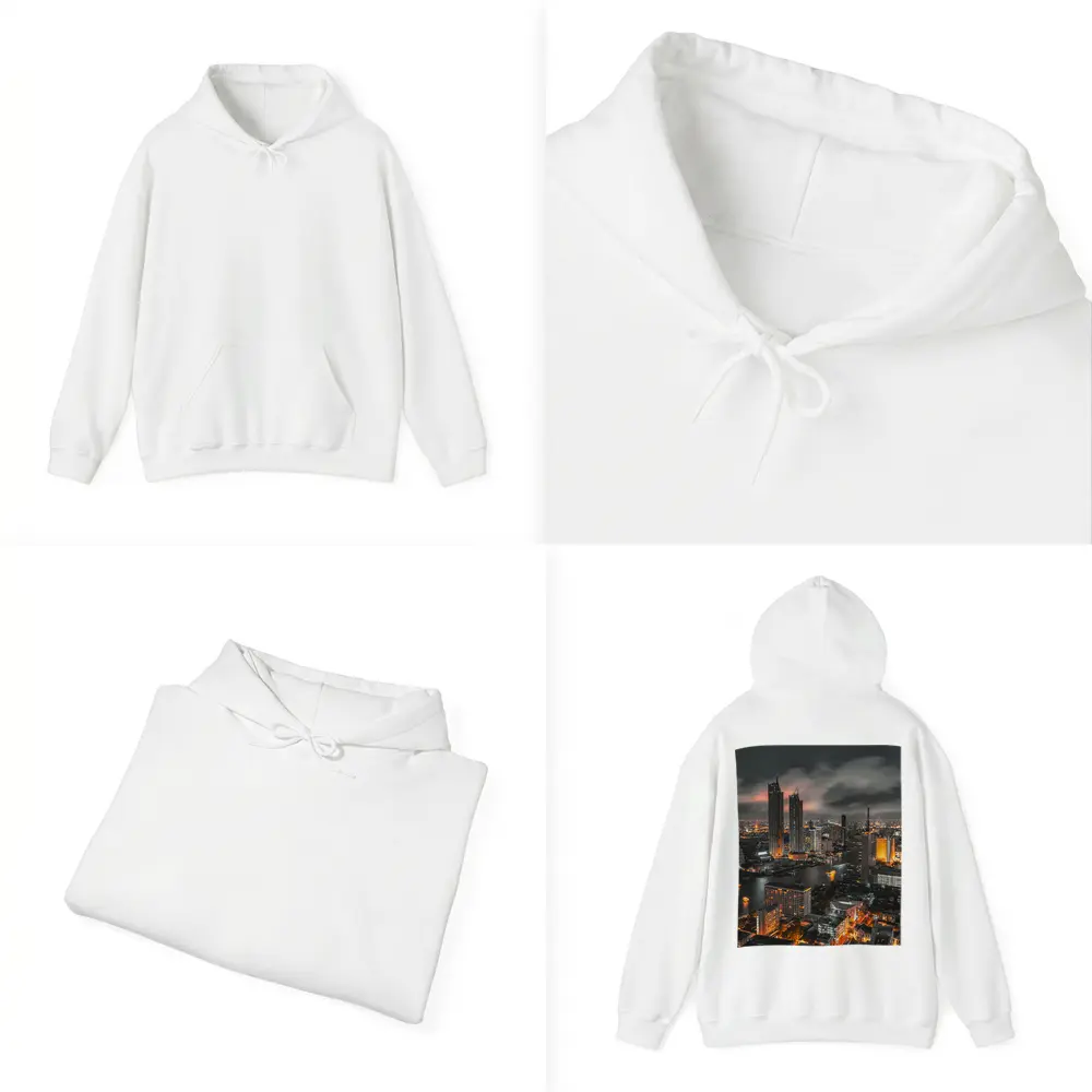 Bangkok Thailand City Skyline At Night – Hoodies