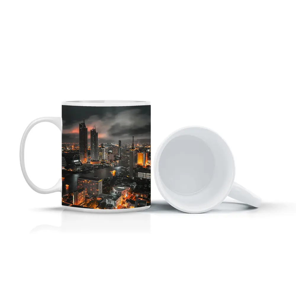 Bangkok Thailand City Skyline At Night – Mugs