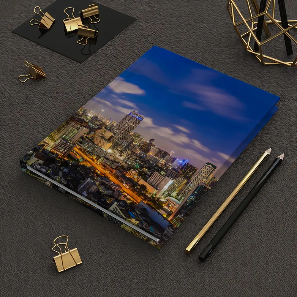 Bangkok Thailand City Skyline At Night – Notebooks