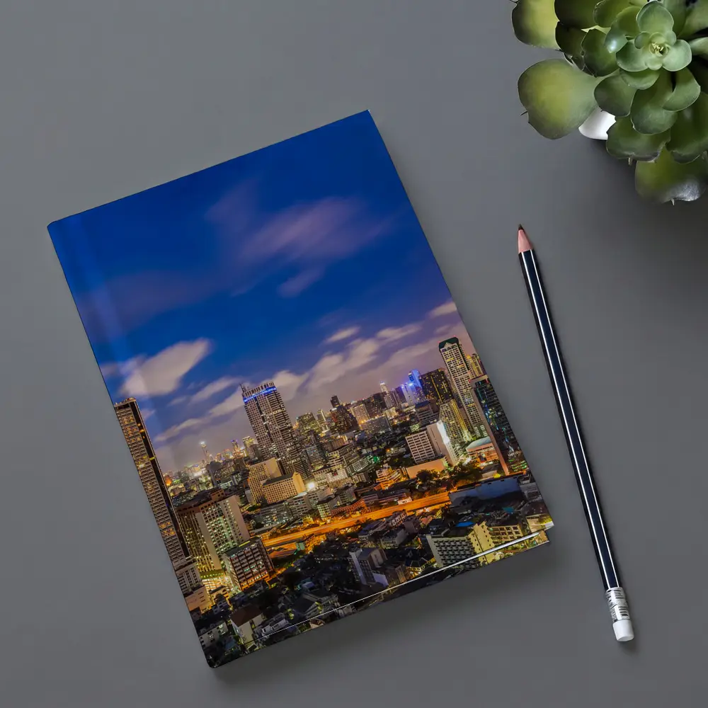 Bangkok Thailand City Skyline At Night – Notebooks