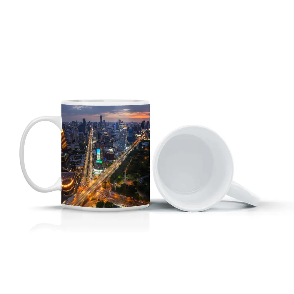 Bangkok Thailand Skyline Aerial City View – Mugs