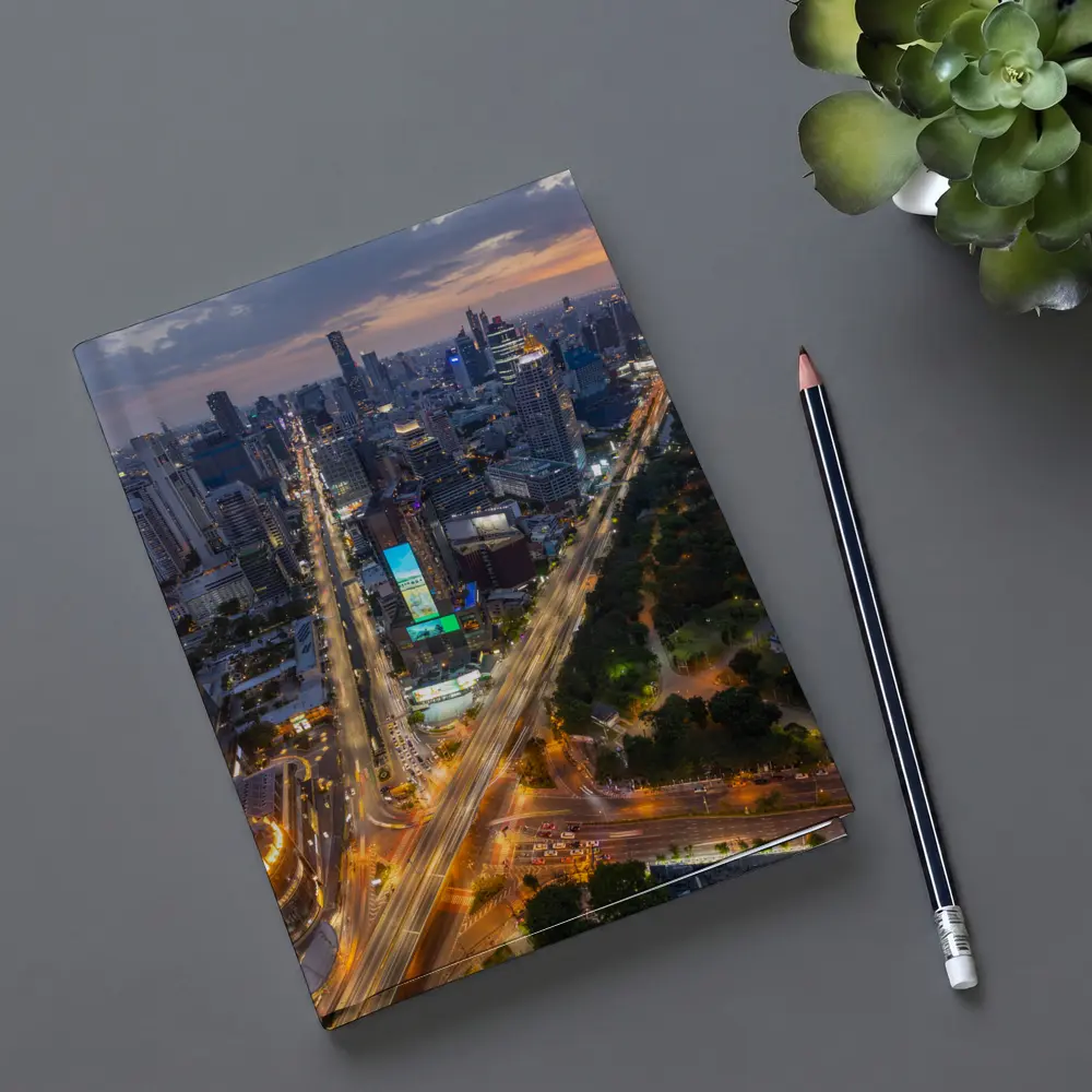 Bangkok Thailand Skyline Aerial City View – Notebooks