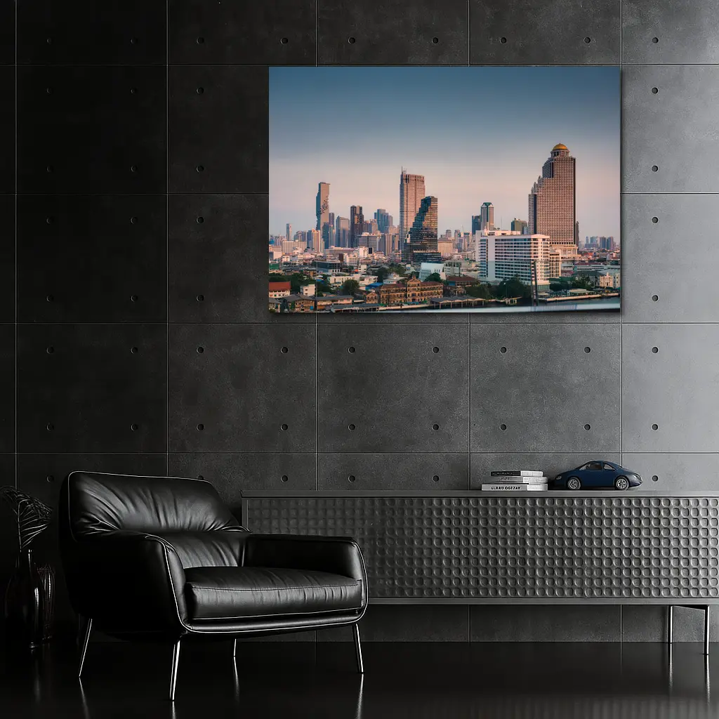 Bangkok Thailand Skyline at Dusk – Wall Art