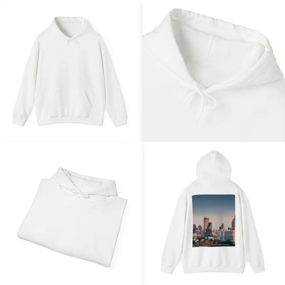 Bangkok Thailand Skyline at Dusk – Hoodies