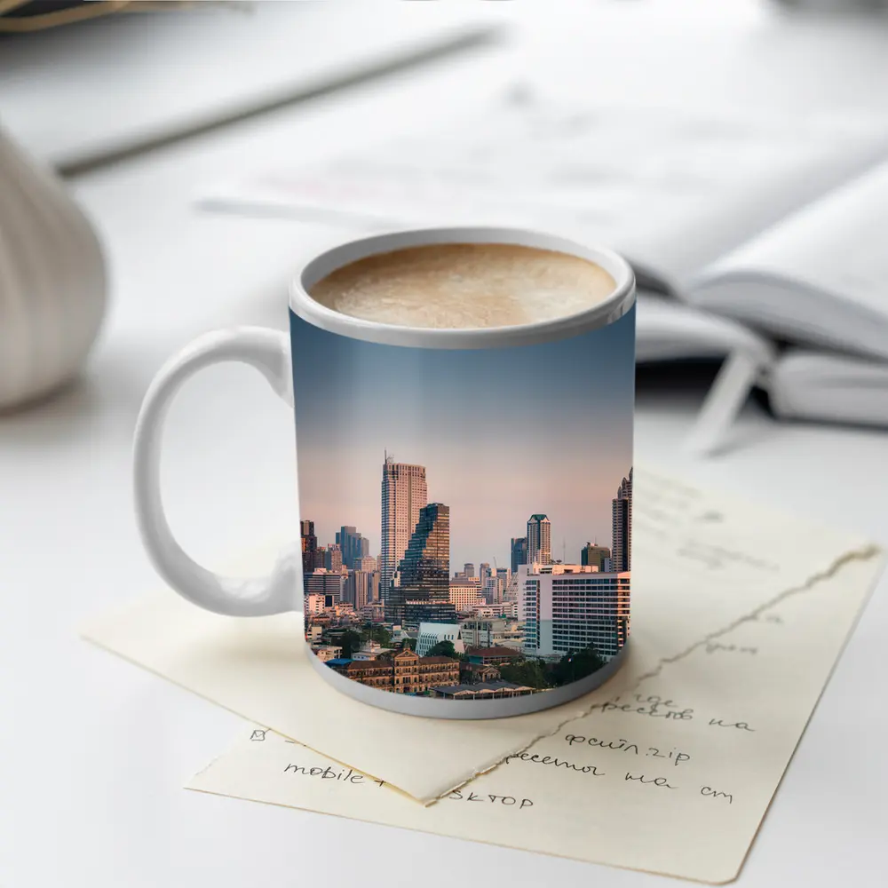 Bangkok Thailand Skyline at Dusk – Mugs