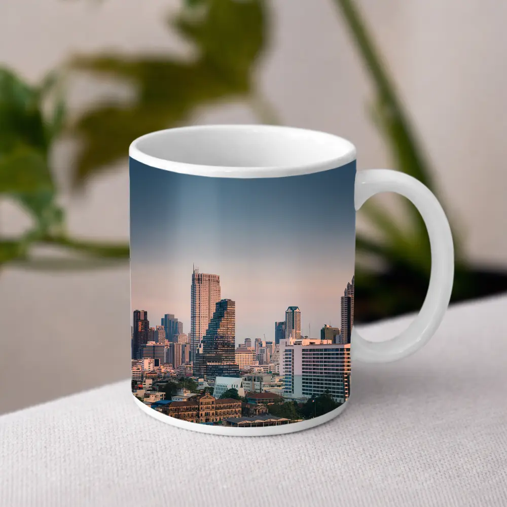 Bangkok Thailand Skyline at Dusk – Mugs