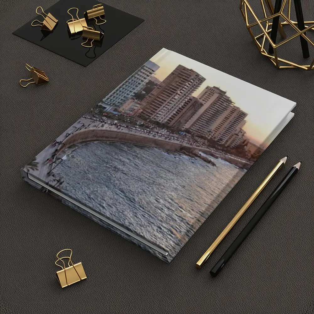 Beirut Corniche Waterfront Skyline Sunset View – Notebooks