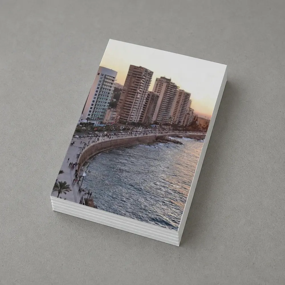 Beirut Corniche Waterfront Skyline Sunset View – Postcards