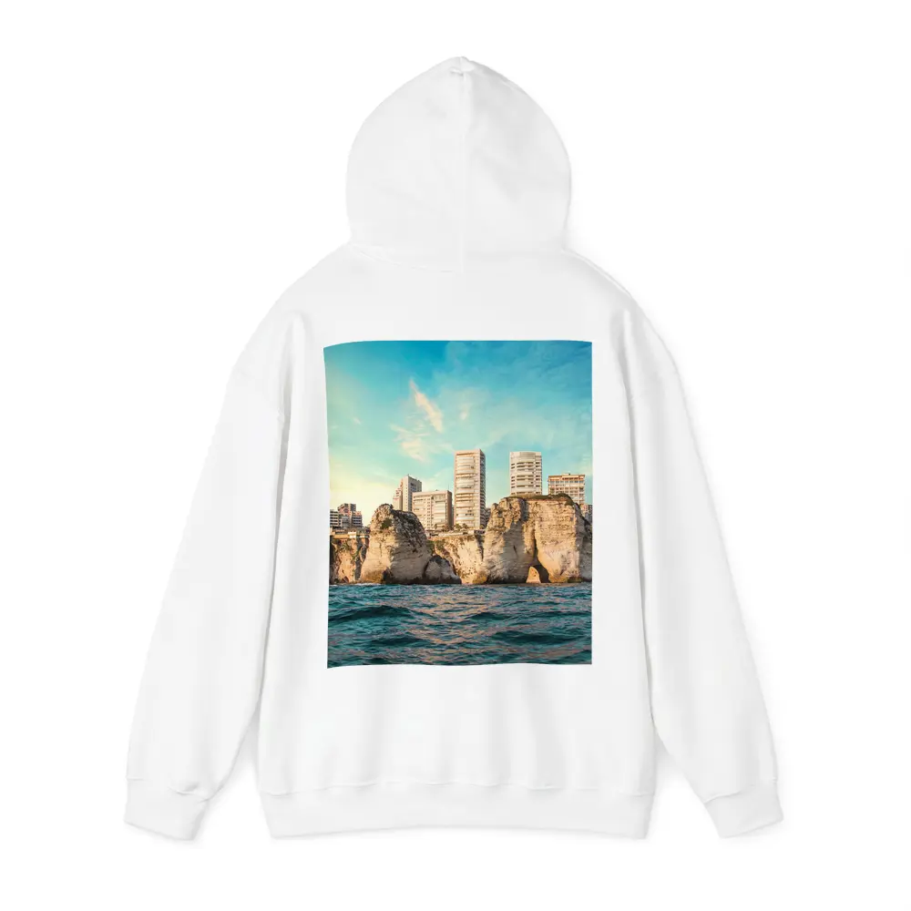 Beirut Lebanon Coastal Cliffs City Skyline – Hoodies