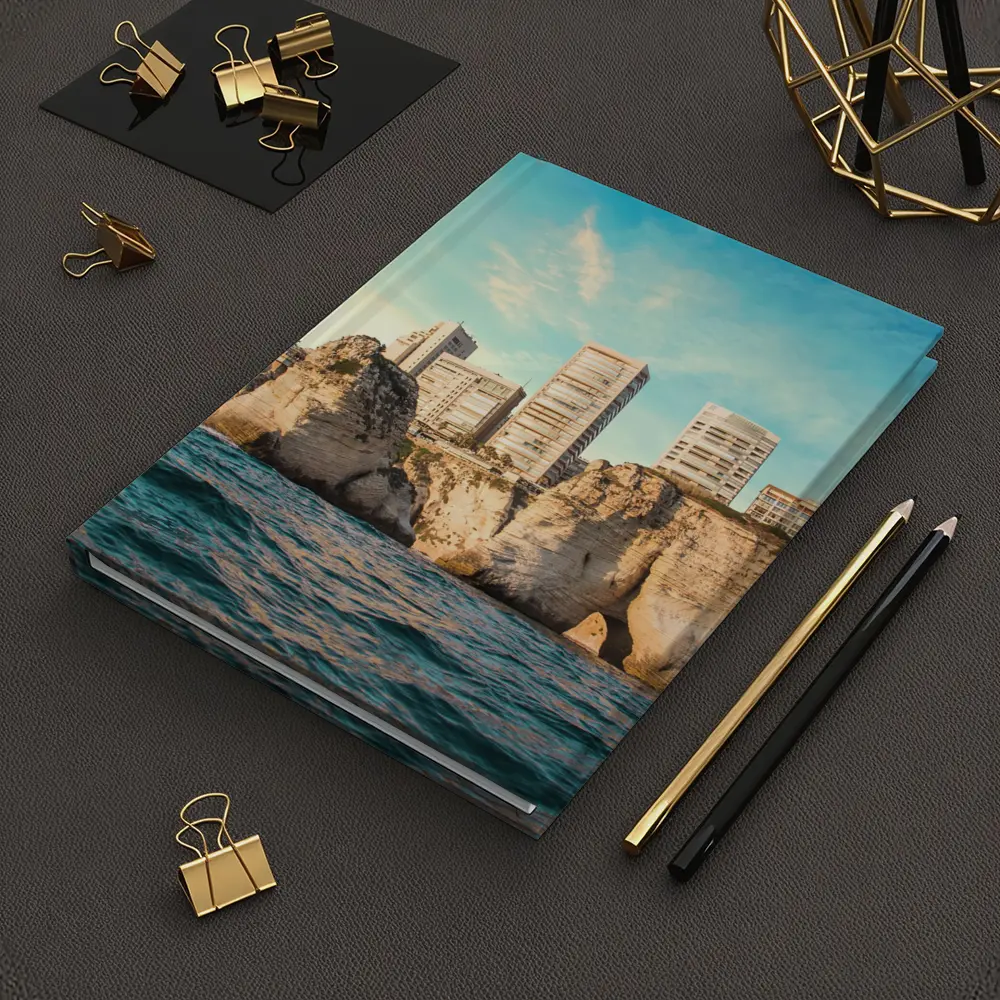 Beirut Lebanon Coastal Cliffs City Skyline – Notebooks
