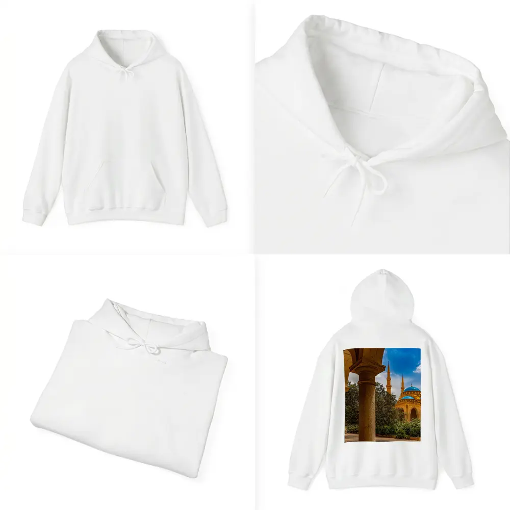 Mohammad Al Amin Mosque Beirut Blue Domes – Hoodies