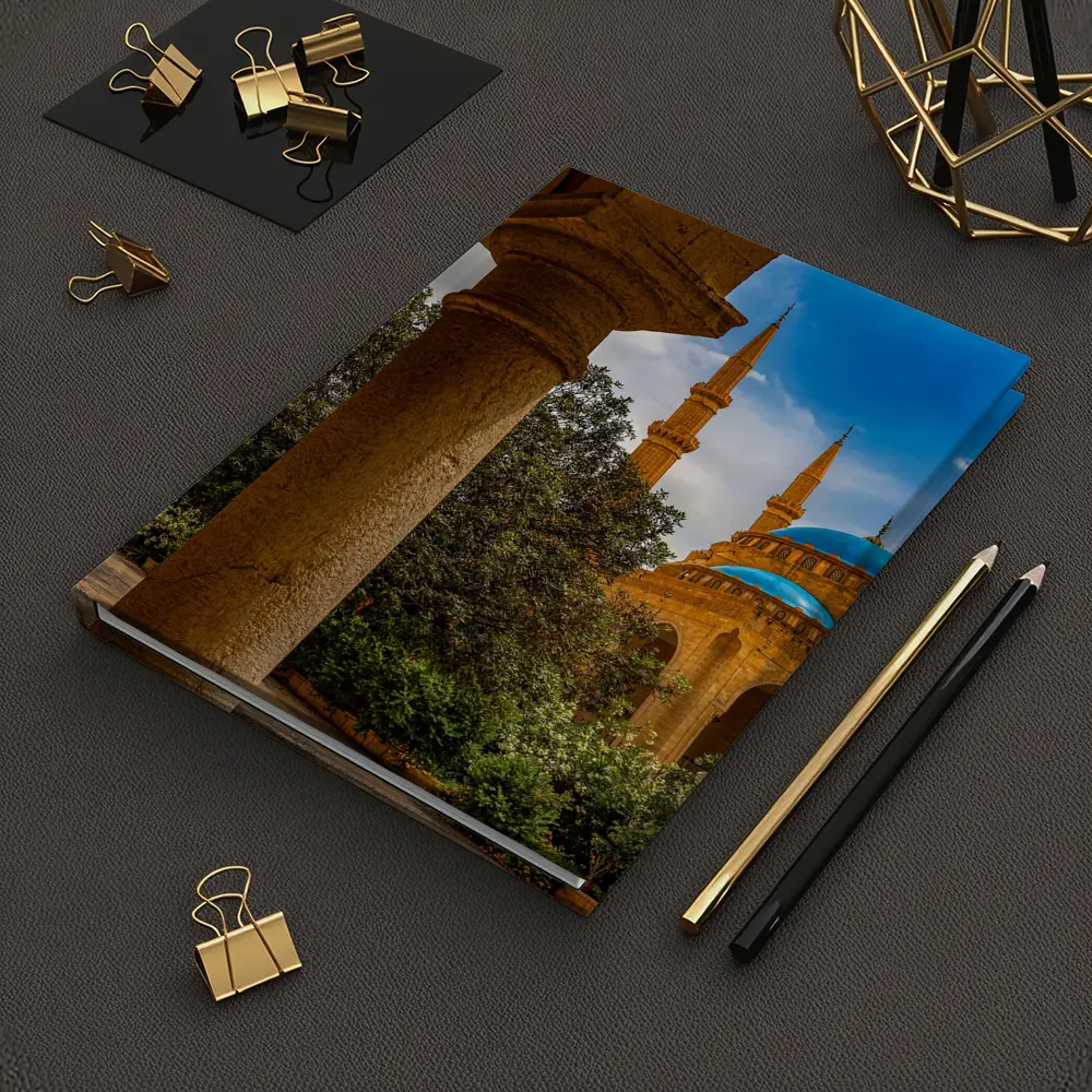 Mohammad Al Amin Mosque Beirut Blue Domes – Notebooks