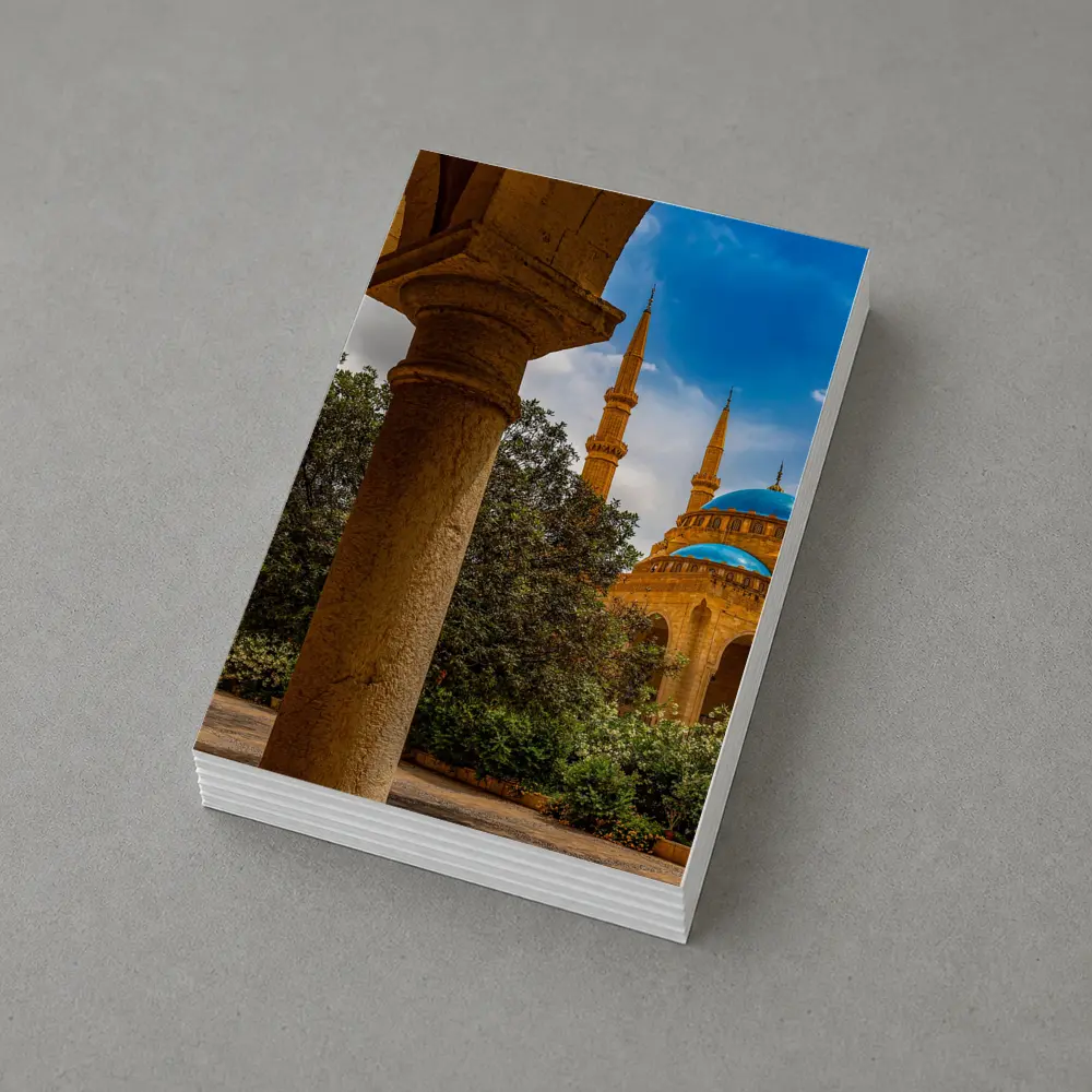 Mohammad Al Amin Mosque Beirut Blue Domes – Postcards