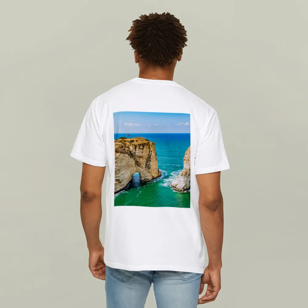 Raouche Rocks Beirut Blue Mediterranean Sea – T-Shirts