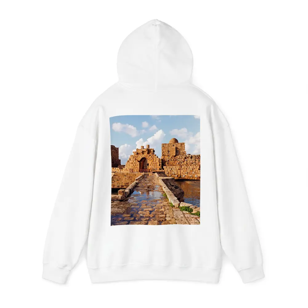 Sidon Sea Castle Ancient Stone Ruins Lebanon – Hoodies