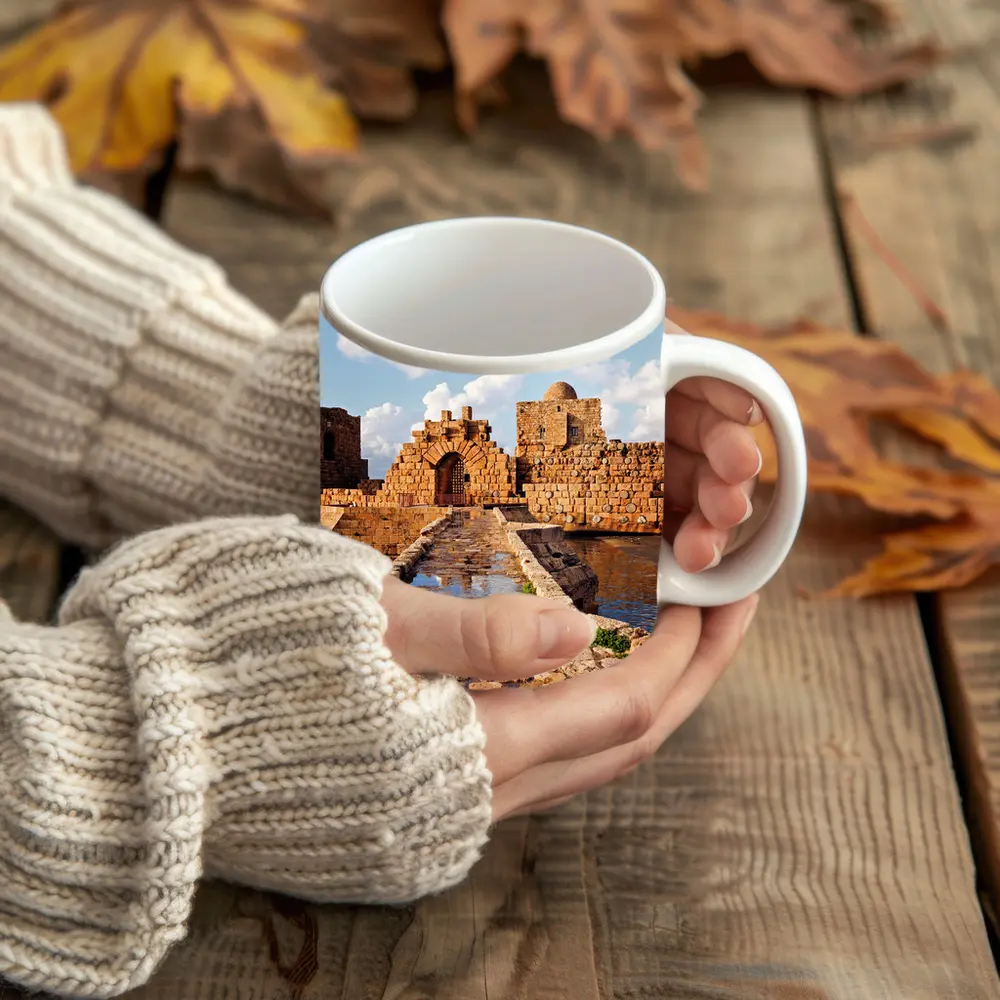 Sidon Sea Castle Ancient Stone Ruins Lebanon – Mugs