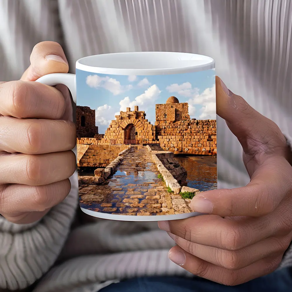 Sidon Sea Castle Ancient Stone Ruins Lebanon – Mugs