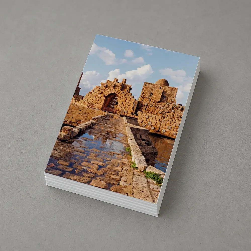 Sidon Sea Castle Ancient Stone Ruins Lebanon – Postcards