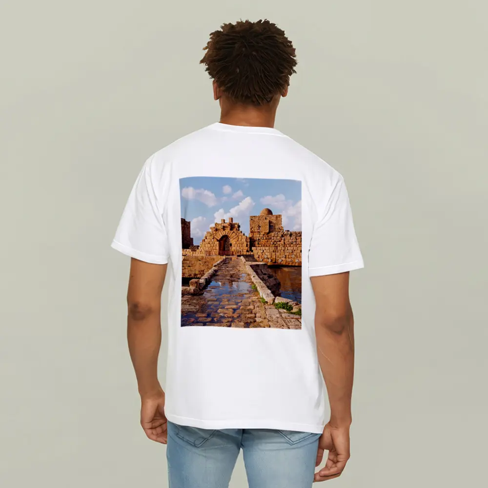 Sidon Sea Castle Ancient Stone Ruins Lebanon – T-Shirts