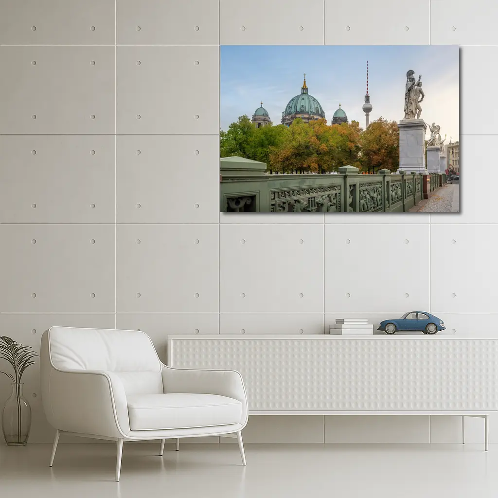 Berlin Cathedral and TV Tower Autumn View – Wall Art