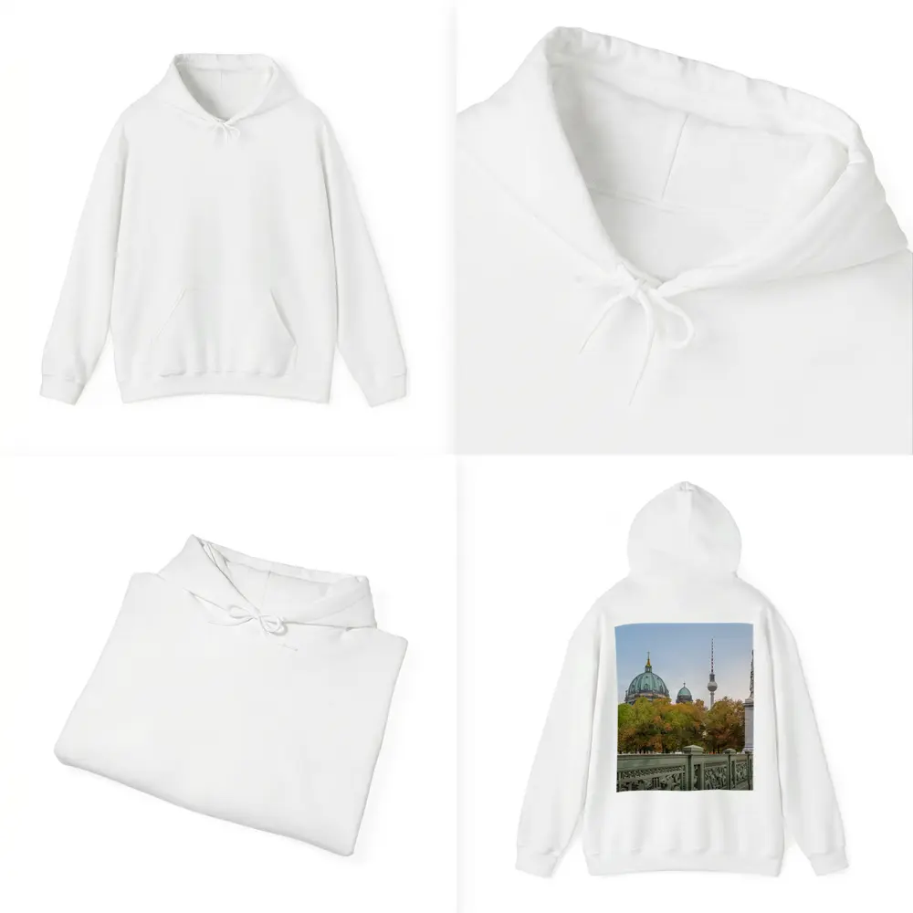 Berlin Cathedral and TV Tower Autumn View – Hoodies