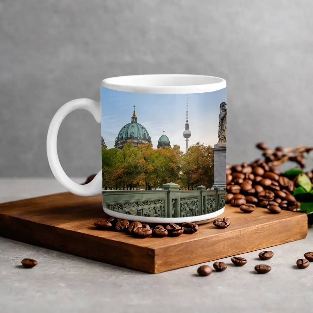 Berlin Cathedral and TV Tower Autumn View – Mugs