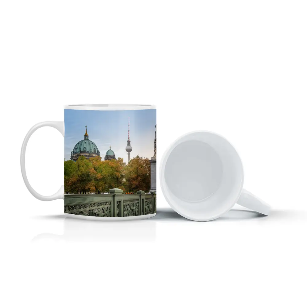 Berlin Cathedral and TV Tower Autumn View – Mugs