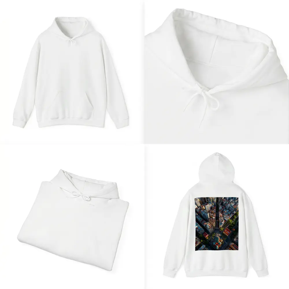 Buenos Aires Aerial City Streets View – Hoodies
