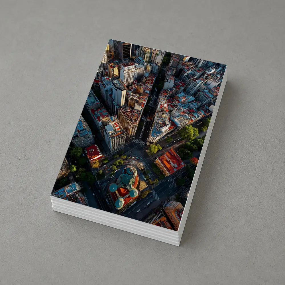 Buenos Aires Aerial City Streets View – Postcards
