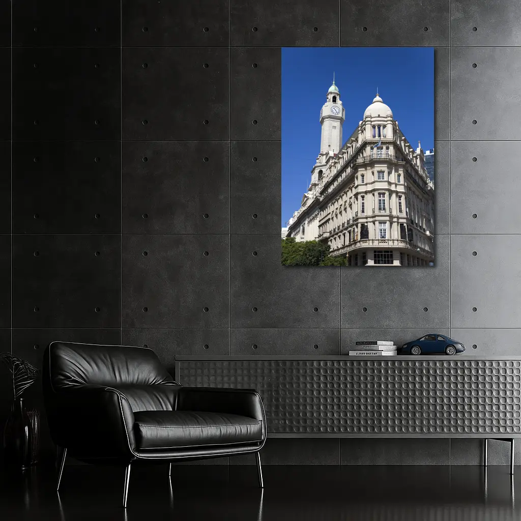 Buenos Aires Legislature Building Clear Blue Sky – Wall Art